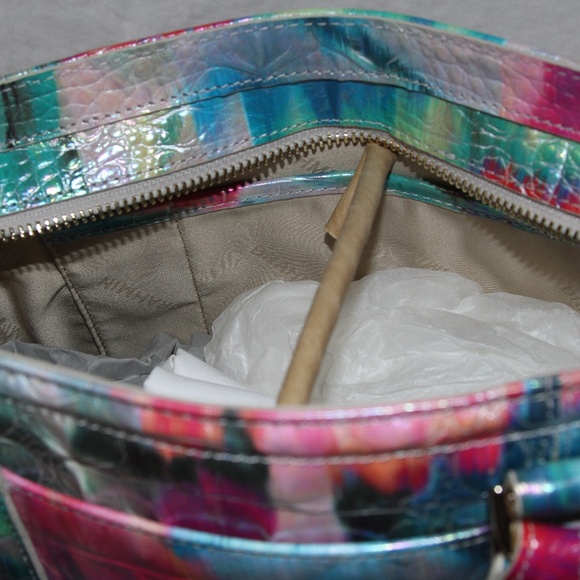 NWT BRAHMIN Cami Satchel Melbourne Leather Purse - Picture 6 of 6